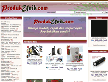 Tablet Screenshot of produkunik.com